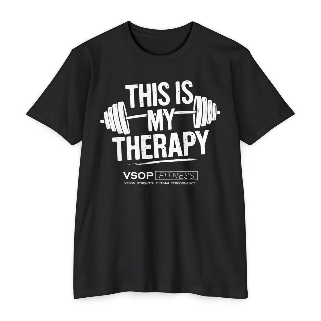 THIS IS MY THERAPY 3: Athletic fit soft unisex shirt