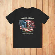 Load image into Gallery viewer, Black Memorial Day Shirt, American Flag Shirt, Merica Shirt, Veterans Day Shirt, Veterans, Independence Day Shirt, Patriotic Outfit, Soldier Shirt, USA, Flag, Boots, Army Boots, Graphic Tees
