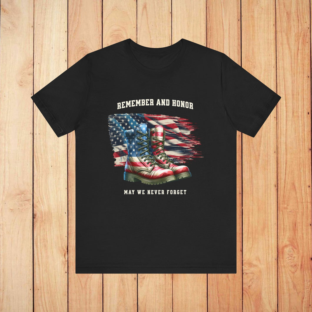 Black Memorial Day Shirt, American Flag Shirt, Merica Shirt, Veterans Day Shirt, Veterans, Independence Day Shirt, Patriotic Outfit, Soldier Shirt, USA, Flag, Boots, Army Boots, Graphic Tees