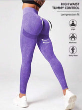 Load image into Gallery viewer, Matte Washed Seamless Yoga Pants, High Waist Hip Lift Fitness Pants, Yoga Leggings
