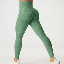 Load image into Gallery viewer, Matte Washed Seamless Booty Poppin&#39; Yoga Pants, High Waist Hip Lift Fitness Pants, Yoga Leggings
