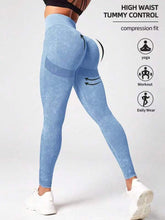 Load image into Gallery viewer, Matte Washed Seamless Yoga Pants, High Waist Hip Lift Fitness Pants, Yoga Leggings
