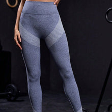 Load image into Gallery viewer, Blue Booty Yoga Pants, Booty leggings, Yoga leggings, Yoga pants
