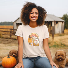 Load image into Gallery viewer, Trick or Train: Unisex shirt (Sizes XS to 4XL)

