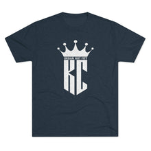 Load image into Gallery viewer, KC Crown: Unisex Tri-Blend Crew Tee
